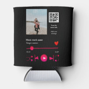 Porta-lata Casal personalizado do player de música