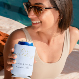 Porta-lata Casamento Azul Opulente