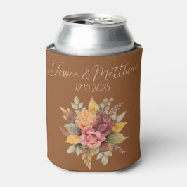 Porta-lata Casamento de Autumn Fall Terracotta Rustic Waterco