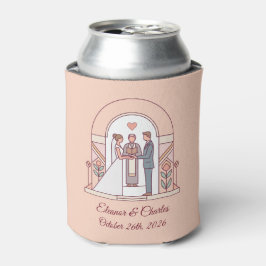 Porta-lata Casamento de Conto de Fadas Art Déco