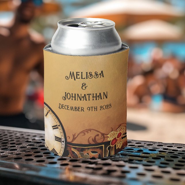 Porta-lata Casamento de Elegância Vitoriano Steampunk (Criador carregado)