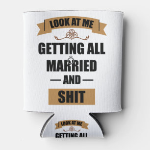 Porta-lata Casamento de Festa de solteira de Camisa de Brides