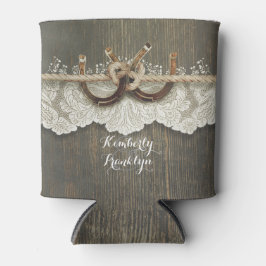 Porta-lata Casamento de Madeira de Loco