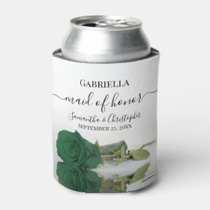 Porta-lata Casamento de Madrinha de casamento Elegante Emeral