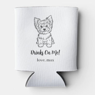 Porta-lata Casamento de Pet Personalizado