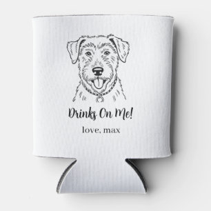 Porta-lata Casamento de Pet Personalizado