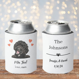 Porta-lata Casamento de Pet Personalizado pode Resfriar