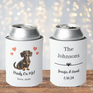 Porta-lata Casamento de Pet Personalizado pode Resfriar