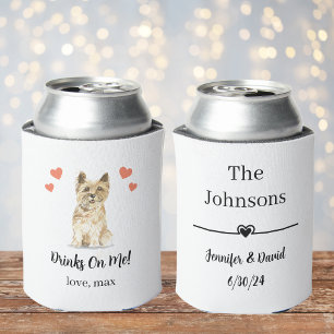 Porta-lata Casamento de Pet Personalizado pode Resfriar