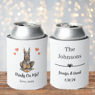 Porta-lata Casamento de Pet Personalizado pode Resfriar
