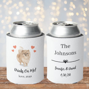 Porta-lata Casamento de Pet Personalizado pode Resfriar