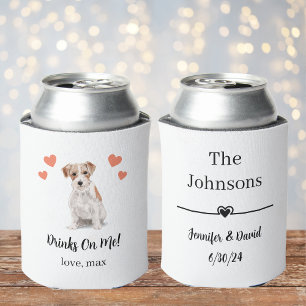 Porta-lata Casamento de Pet Personalizado pode Resfriar