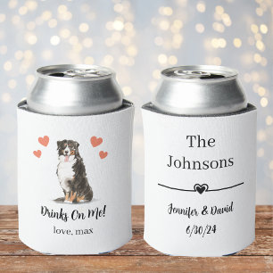 Porta-lata Casamento de Pet Personalizado pode Resfriar