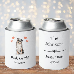 Porta-lata Casamento de Pet Personalizado pode Resfriar