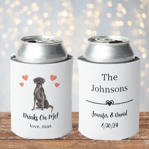 Porta-lata Casamento de Pet Personalizado pode Resfriar