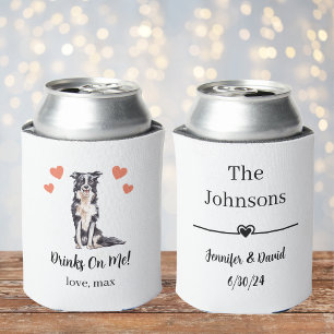 Porta-lata Casamento de Pet Personalizado pode Resfriar