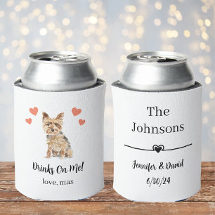 Porta-lata Casamento de Pet Personalizado pode Resfriar