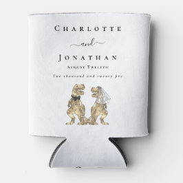 Porta-lata Casamento de Tema Dinossauro Personalizado