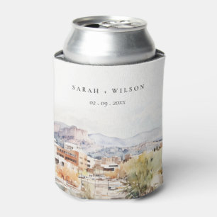 Porta-lata Casamento em Aquarela Colorado Springs, Colorado