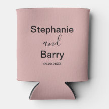 Casamento Minimalista Rosa Poeirento Personalizado