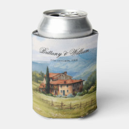 Porta-lata Casamento no Campo Toscano Italiano