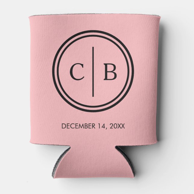 Porta-lata Casamento Personalizado Favorece Presente De Casam (Frente)