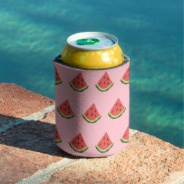 Porta-lata Casamentos de melancia podem resfriar (rosa, verme