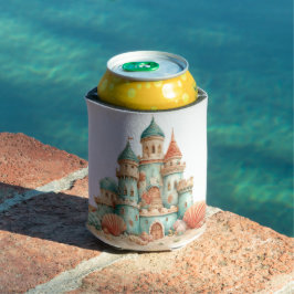 PORTA-LATA CASTELOS DE AREIA VERDES E LARANJAS FOFOS E ORIGIN