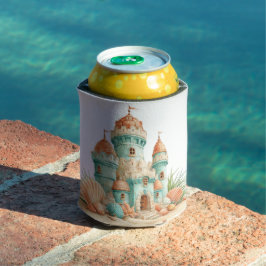 PORTA-LATA CASTELOS DE AREIA VERDES E LARANJAS FOFOS E ORIGIN