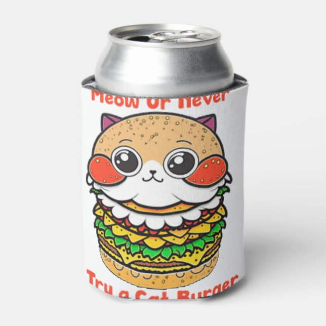 Porta-lata Cat Burger (Can Front)