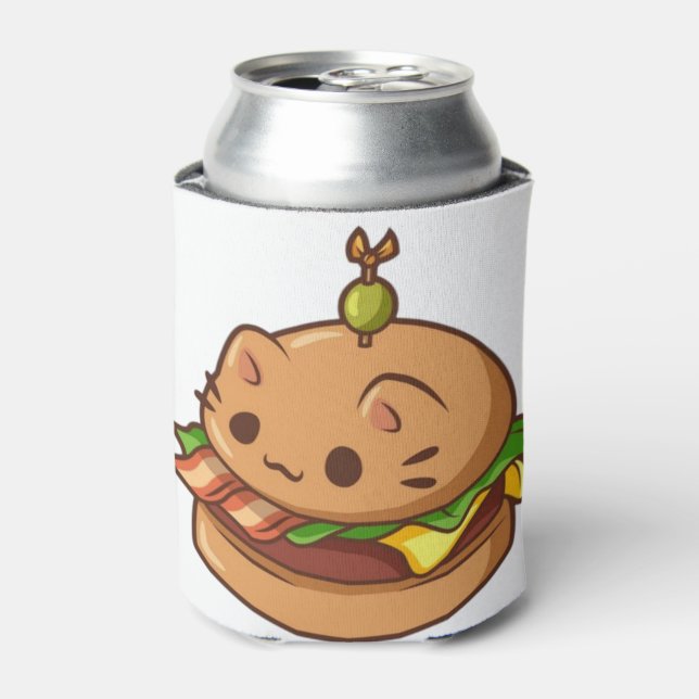 Porta-lata Cat Burger 2 (Can Front)