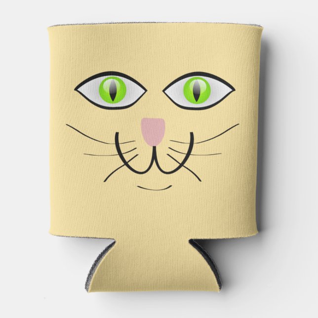 Porta-lata Cat Funny Face Cartoon-29034 (Frente)