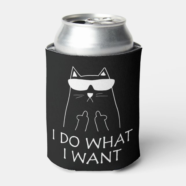 Porta-lata Cat I Faz O Que Eu Quero (Can Front)