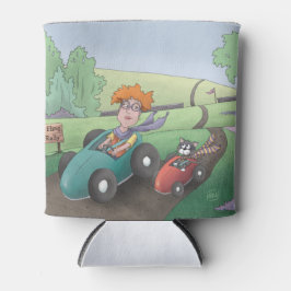 Porta-lata Cat Lady Road Rally pode resfriar