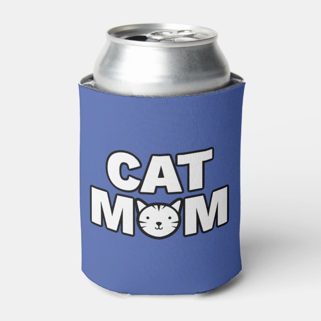 Porta-lata CAT MOM Can Cooler (Azul) (Can Front)