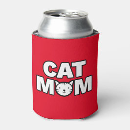 Porta-lata CAT MOM Can Cooler (Vermelho)