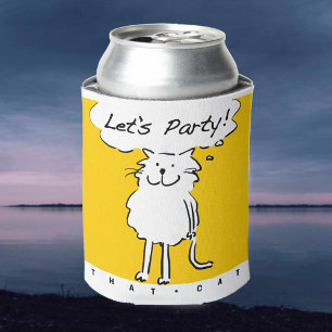 Porta-lata Cat quer ter uma festa!