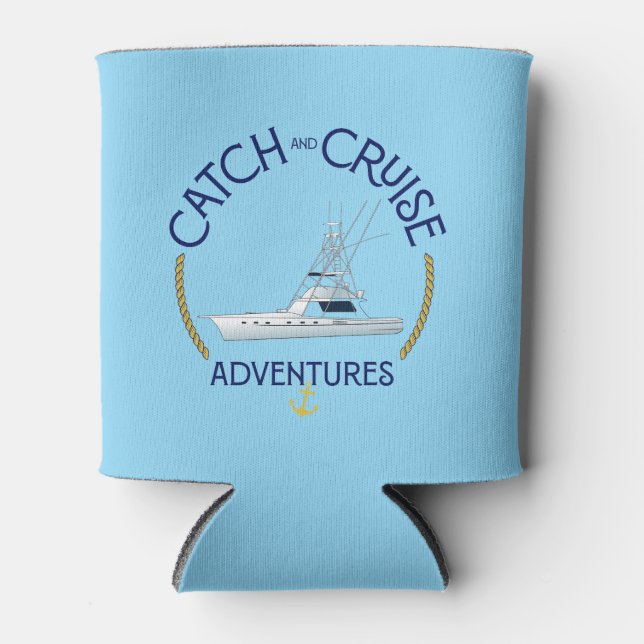 Porta-lata Catch & Cruise Koozie – Destin FL Fishing (Frente)