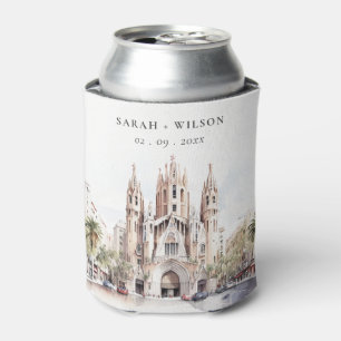 Porta-lata Catedral de Barcelona Casamento por Aquarela Espan