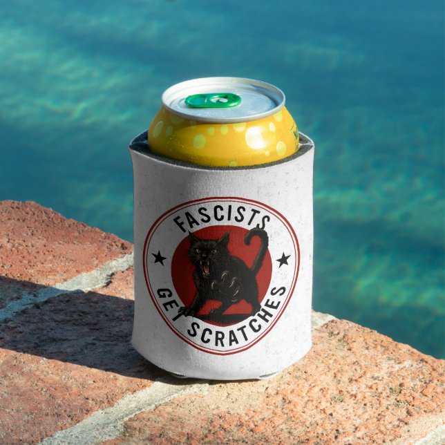 Porta-lata Cats Against Fascists (Piscina in situ)