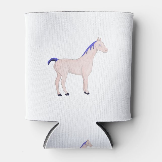 Porta-lata Cavalo com Mané Azul (Frente)