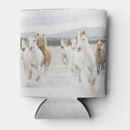 Porta-lata Cavalos correndo na praia