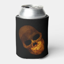 Caveira Dourada Sorridente