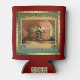 Porta-lata Cavers Dance for Peace Elegant Red Can Cooler