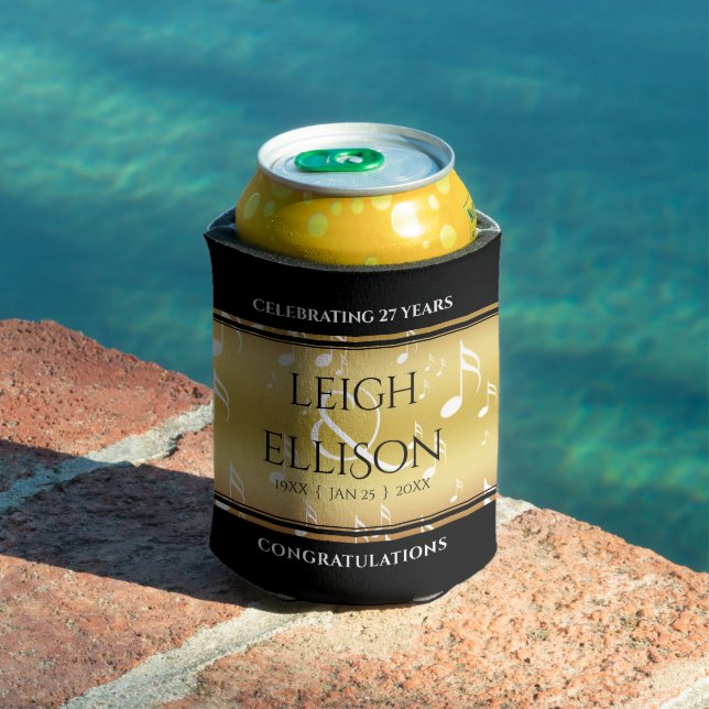 Porta-lata Celebração do 27º aniversário do Casamento Musical (Piscina in situ)