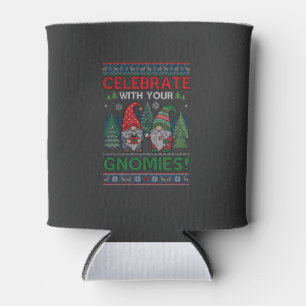 Porta-lata Celebre Gnomies Natal Gnomos Árvores Rena