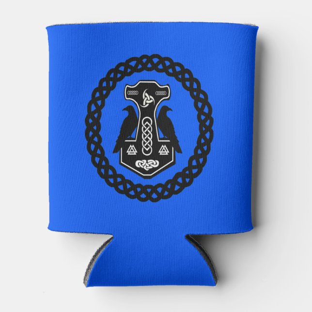 Porta-lata Celtic Knot Thor's Hammer (Frente)