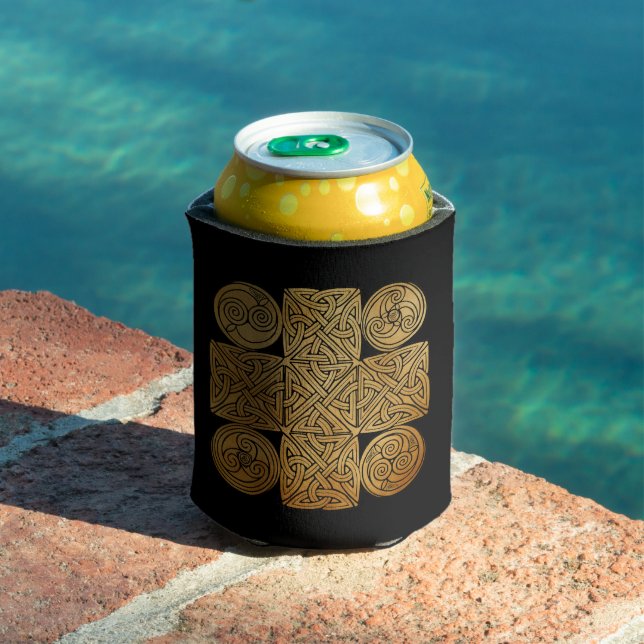 Porta-lata Celtic Knotwork Cross Cooler (In Situ Pool)