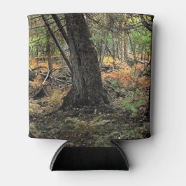 Porta-lata Cena da floresta do outono