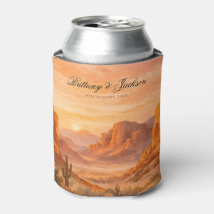 Porta-lata Cena de Casamento no Deserto Montanhoso do Sudoest